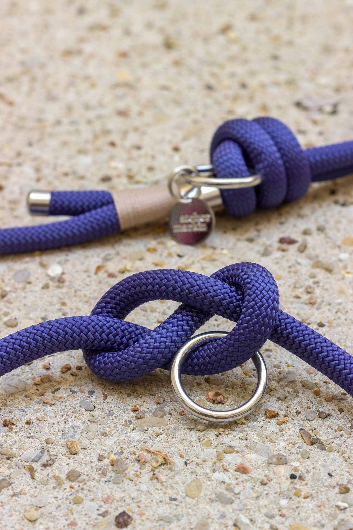 Tau-Freihandleine Navy: (Gold, 240 cm / 10 mm)