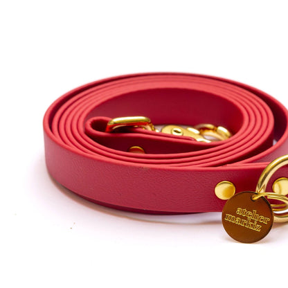 Hundeleine Cherry (wasserdicht, Gold, 180 cm)