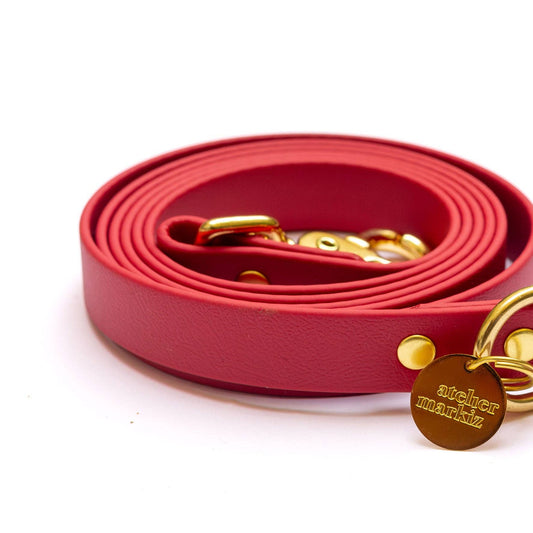 Hundeleine Cherry (wasserdicht, Gold, 180 cm)