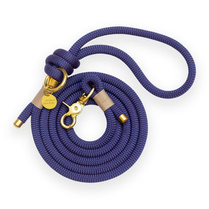 Tau-Freihandleine Navy: (Gold, 240 cm / 10 mm)