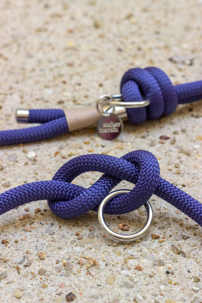 Tau-Freihandleine Navy: (Gold, 240 cm / 10 mm)