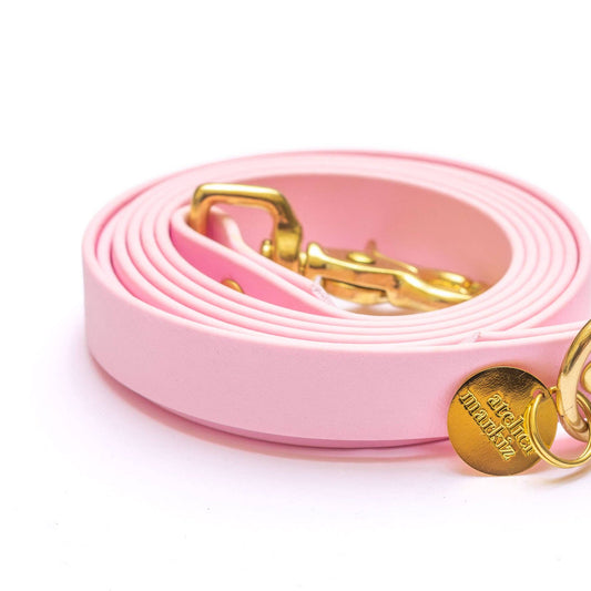 Wasserdichter Blush-Mantel: Doré / Laisse mains libres 240 cm Freihandleine